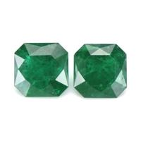3.36 Ct.Tw.Total Carat Weight Emerald Pair from Brazil Video