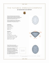 3.67&nbsp;Ct.Tw.Total Carat Weight Emerald Pair from Zambia 3 D Scan Report