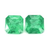 1.73 Ct.Tw.Total Carat Weight Emerald Pair from Ethiopia Video