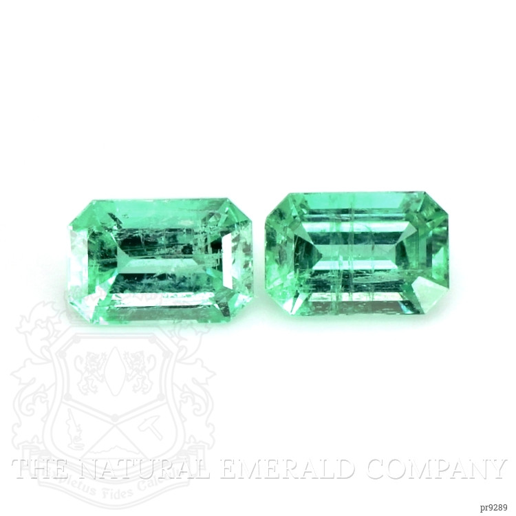 1.14 Ct.Tw. Emerald Pair from Zambia