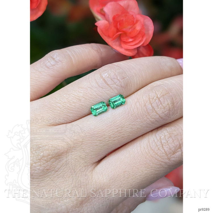 1.14 Ct.Tw. Emerald Pair from Zambia