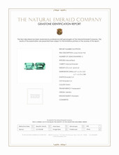 1.03 Ct.Tw.Total Carat Weight Emerald Pair from Zambia Scan Report