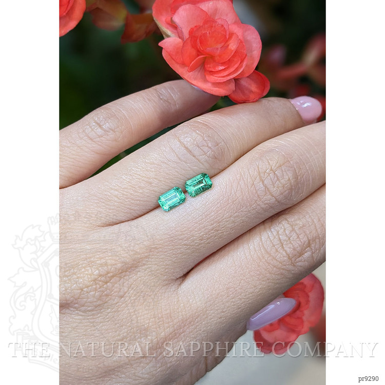 1.03 Ct.Tw. Emerald Pair from Zambia