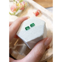 1.58 Ct.Tw.Total Carat Weight Emerald Pair from Zambia Life Style