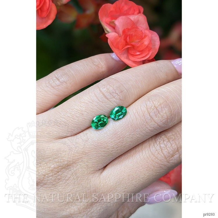 1.65 Ct.Tw. Emerald Pair from Zambia