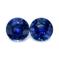 1.92&nbsp;Ct.Tw.Total Carat Weight Blue Sapphire Pair from Ceylon (Sri Lanka) Video