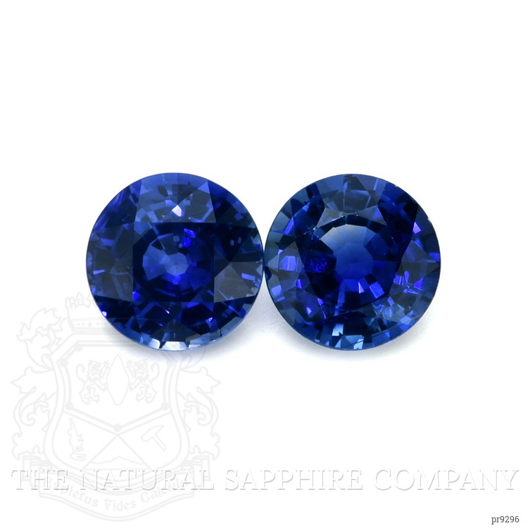 1.92 Ct.Tw. Blue Sapphire Pair from Ceylon (Sri Lanka)