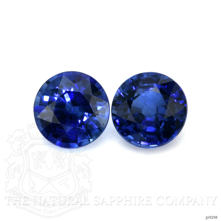 1.98 Ct.Tw. Blue Sapphire Pair from Ceylon (Sri Lanka)