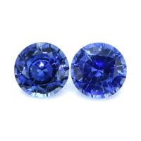 1.66&nbsp;Ct.Tw.Total Carat Weight Blue Sapphire Pair from Ceylon (Sri Lanka) Video