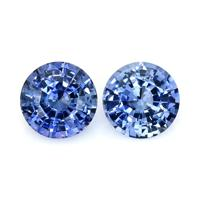 1.74&nbsp;Ct.Tw.Total Carat Weight Blue Sapphire Pair from Ceylon (Sri Lanka) Video