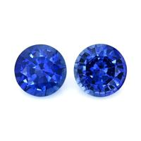 2.02&nbsp;Ct.Tw.Total Carat Weight Blue Sapphire Pair from Ceylon (Sri Lanka) Video
