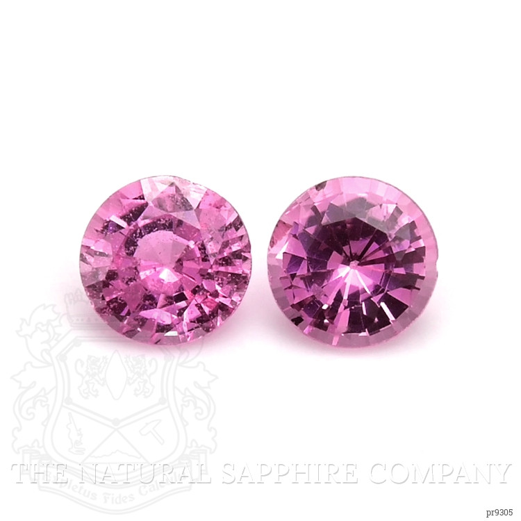 0.58 Ct.Tw. Pink Sapphire Pair from Ceylon (Sri Lanka)
