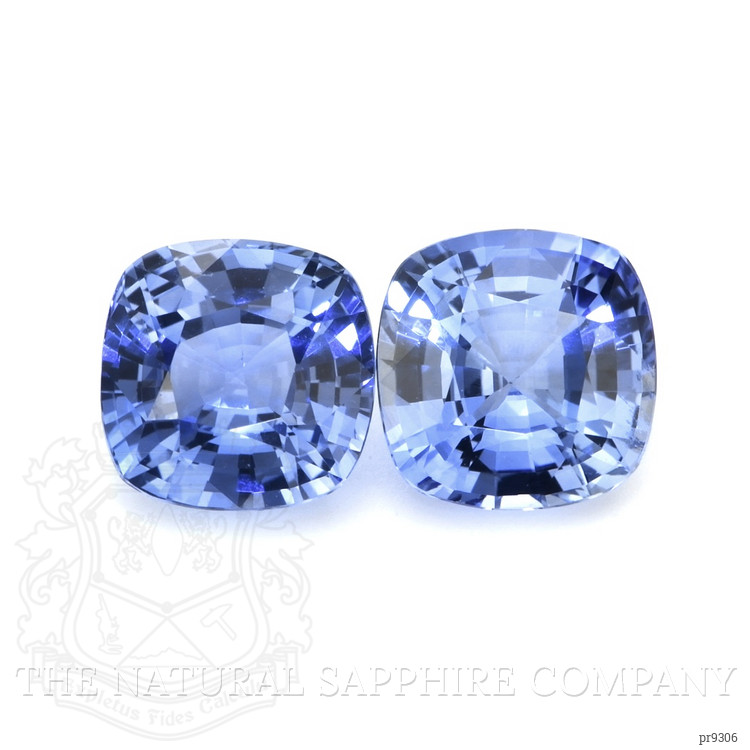 3.62 Ct.Tw. Blue Sapphire Pair from Ceylon (Sri Lanka)