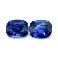 2.19&nbsp;Ct.Tw.Total Carat Weight Blue Sapphire Pair from Ceylon (Sri Lanka) Video