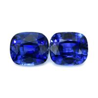2.17&nbsp;Ct.Tw.Total Carat Weight Blue Sapphire Pair from Ceylon (Sri Lanka) Video