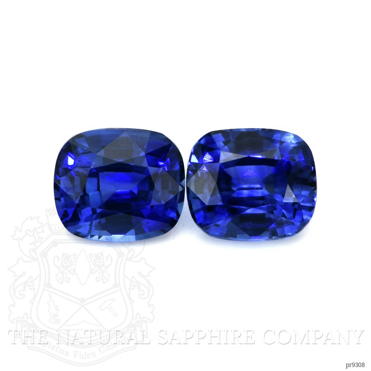 2.17 Ct.Tw. Blue Sapphire Pair from Ceylon (Sri Lanka)