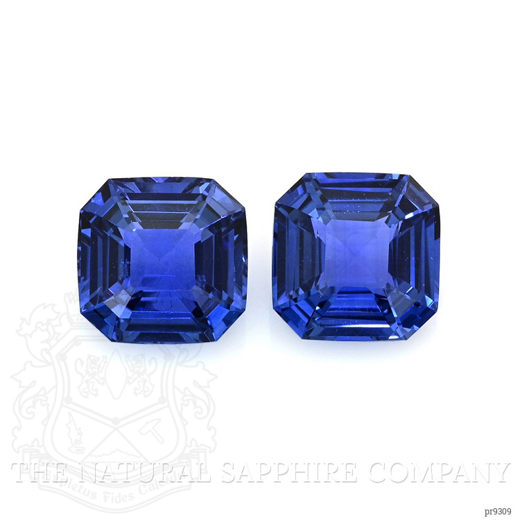 2.47 Ct.Tw. Blue Sapphire Pair from Ceylon (Sri Lanka)