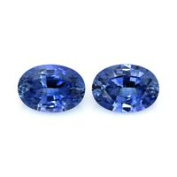 1.68&nbsp;Ct.Tw.Total Carat Weight Blue Sapphire Pair from Ceylon (Sri Lanka) Video