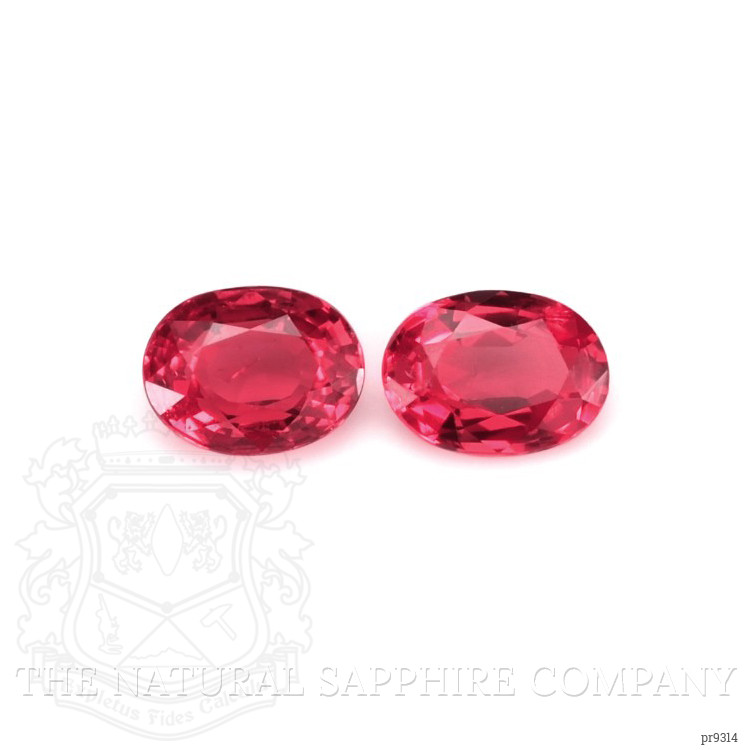 0.71 Ct.Tw. Ruby Pair from Mozambique