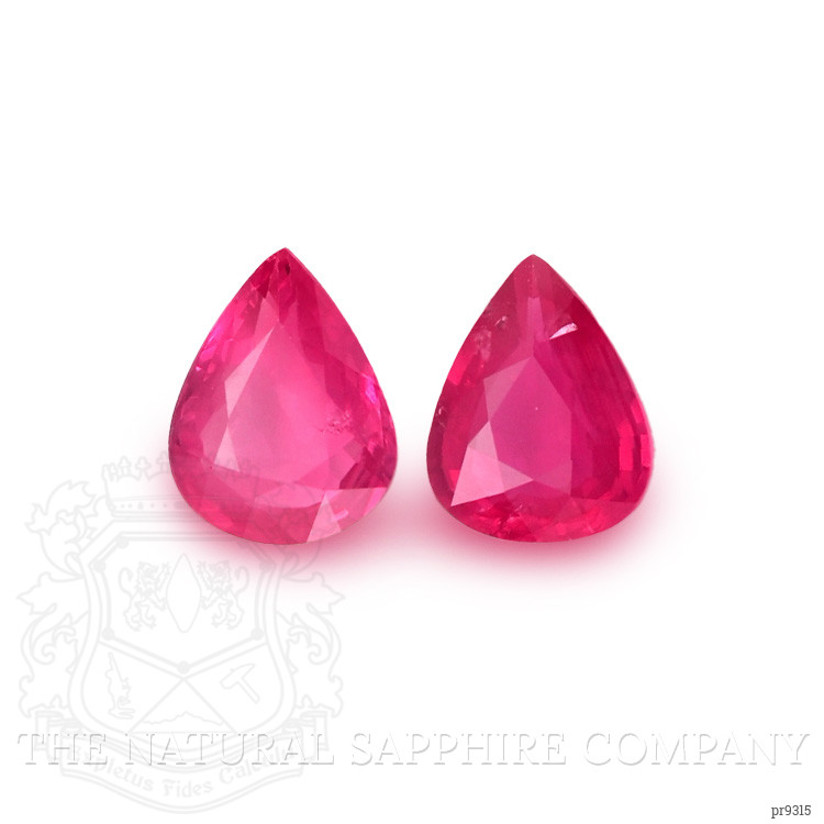 2.54 Ct.Tw. Ruby Pair from Mozambique