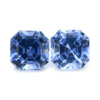 1.54&nbsp;Ct.Tw.Total Carat Weight Blue Sapphire Pair from Ceylon (Sri Lanka) Video
