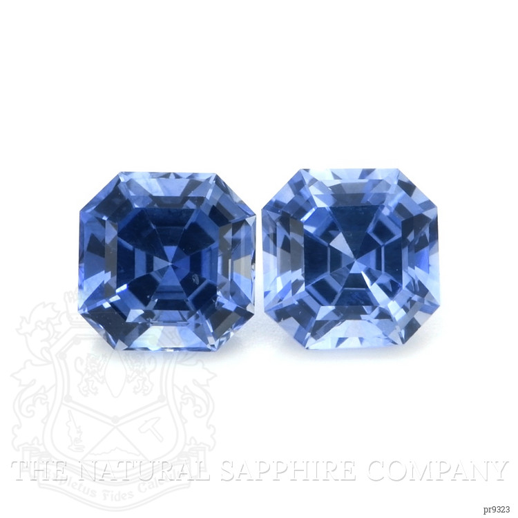 1.54 Ct.Tw. Blue Sapphire Pair from Ceylon (Sri Lanka)