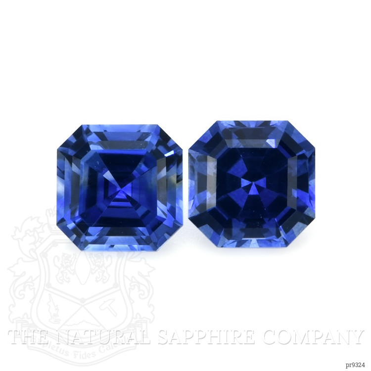 1.56 Ct.Tw. Blue Sapphire Pair from Ceylon (Sri Lanka)