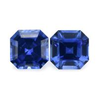 1.46&nbsp;Ct.Tw.Total Carat Weight Blue Sapphire Pair from Ceylon (Sri Lanka) Video