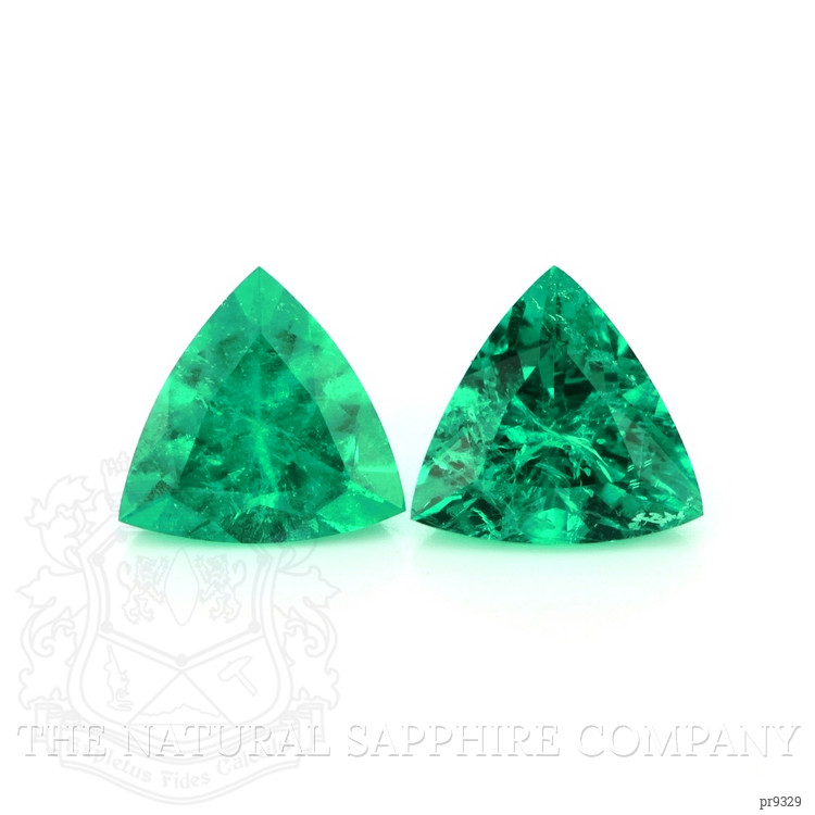 2.16 Ct.Tw. Emerald Pair from Colombia