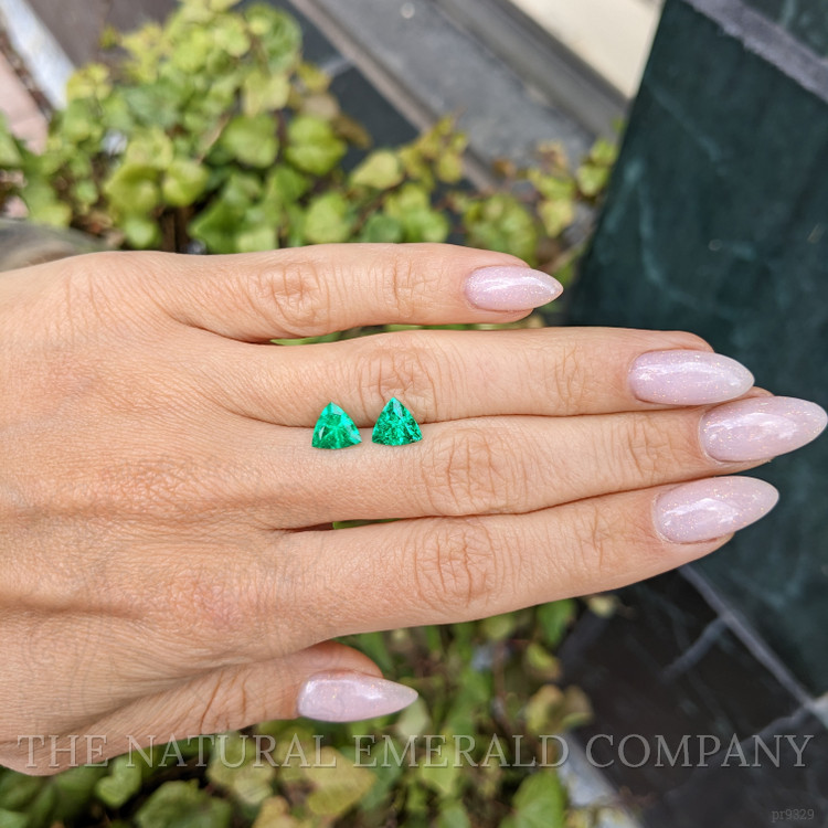 2.16 Ct.Tw. Emerald Pair from Colombia