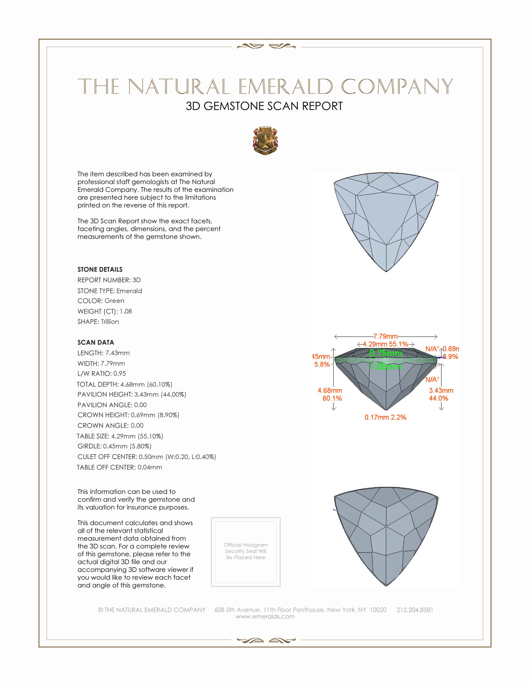 2.16 Ct.Tw. Emerald Pair from Colombia