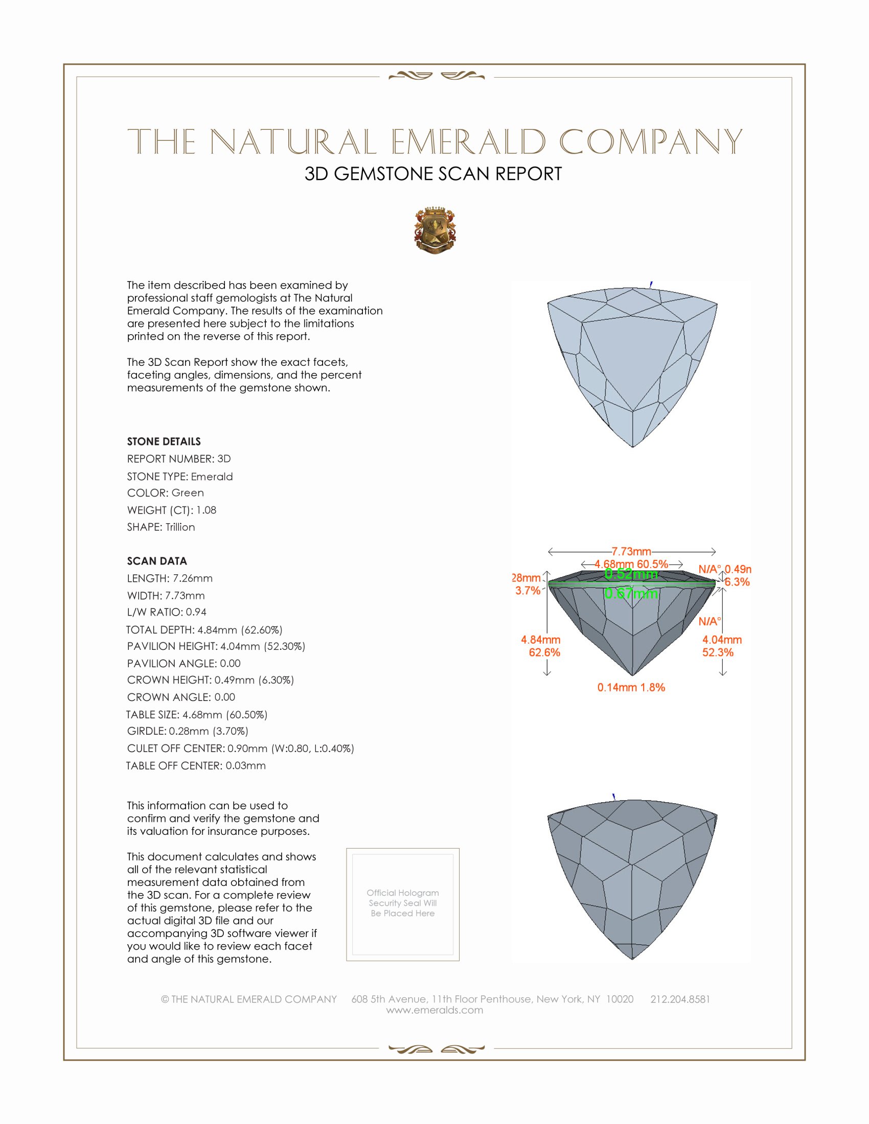 2.16 Ct.Tw. Emerald Pair from Colombia