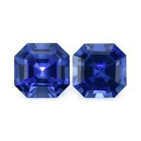 1.32&nbsp;Ct.Tw.Total Carat Weight Blue Sapphire Pair from Ceylon (Sri Lanka) Video