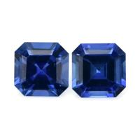 1.23&nbsp;Ct.Tw.Total Carat Weight Blue Sapphire Pair from Ceylon (Sri Lanka) Video