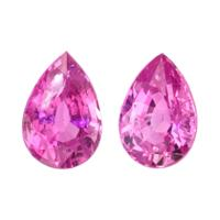 1.15&nbsp;Ct.Tw.Total Carat Weight Pink Sapphire Pair from Ceylon (Sri Lanka) Video