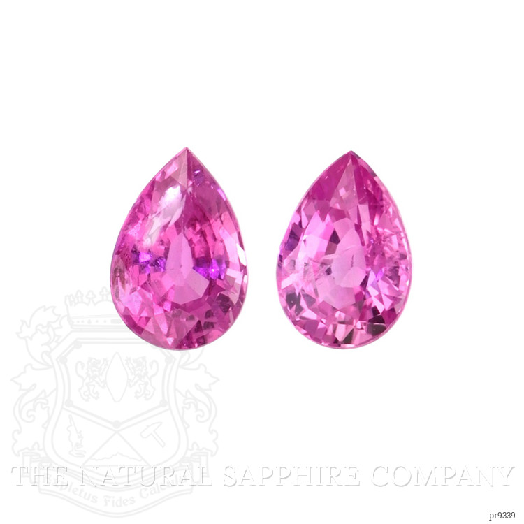 1.15 Ct.Tw. Pink Sapphire Pair from Ceylon (Sri Lanka)