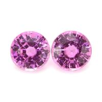 1.28&nbsp;Ct.Tw.Total Carat Weight Pink Sapphire Pair from Ceylon (Sri Lanka) Video