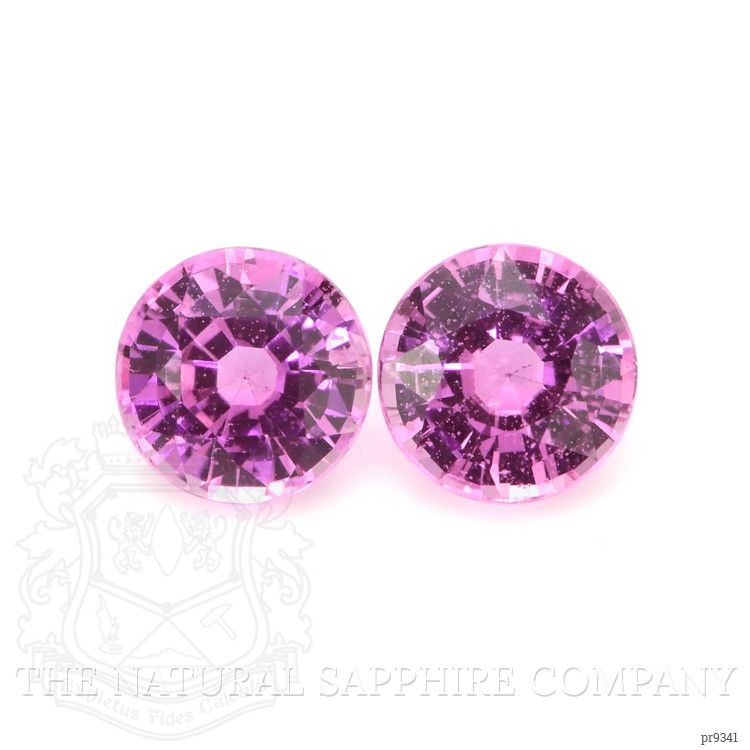1.28 Ct.Tw. Pink Sapphire Pair from Ceylon (Sri Lanka)