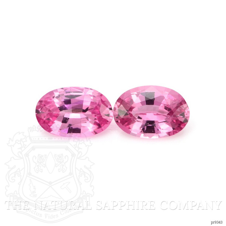1.08 Ct.Tw. Pink Sapphire Pair from Ceylon (Sri Lanka)
