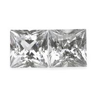 6.15&nbsp;Ct.Tw.Total Carat Weight White Sapphire Pair from Madagascar Video