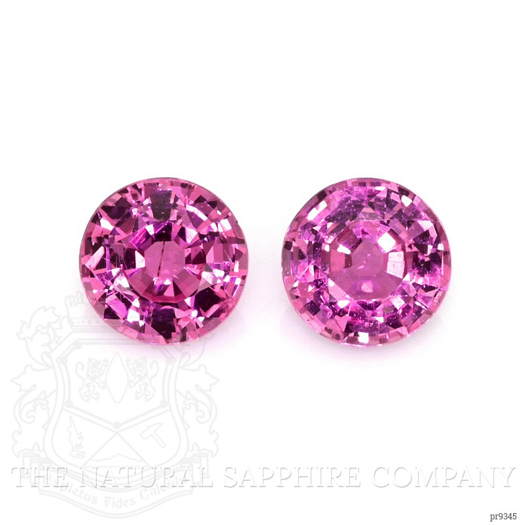 1.22 Ct.Tw. Pink Sapphire Pair from Ceylon (Sri Lanka)