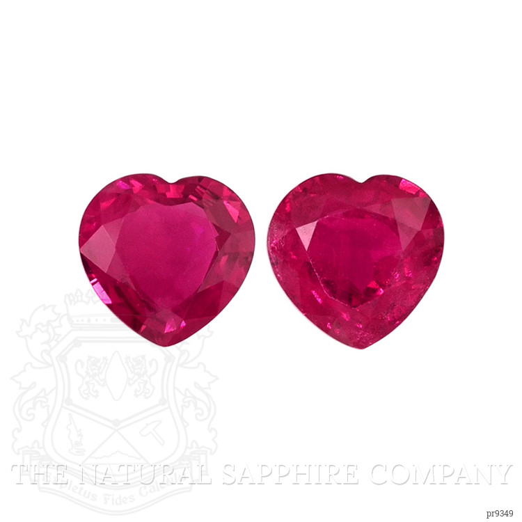 0.98 Ct.Tw. Ruby Pair from Mozambique
