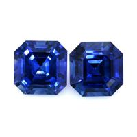 1.87&nbsp;Ct.Tw.Total Carat Weight Blue Sapphire Pair from Ceylon (Sri Lanka) Video