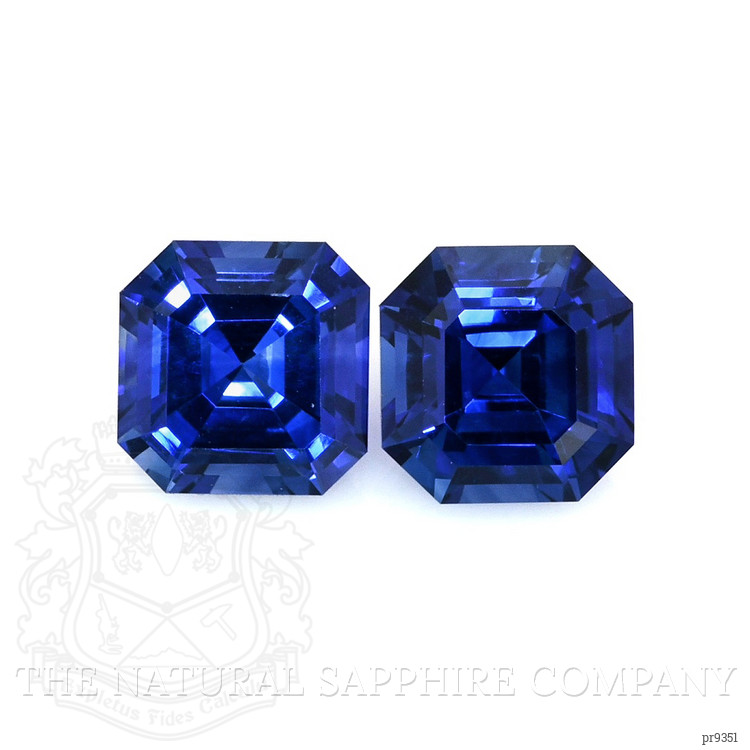 1.87 Ct.Tw. Blue Sapphire Pair from Ceylon (Sri Lanka)