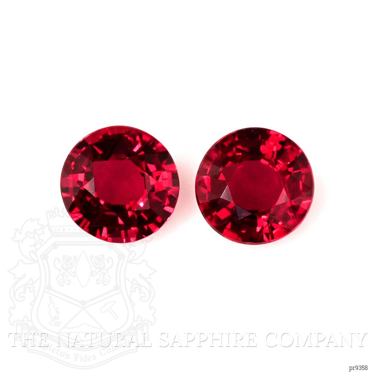 1.28 Ct.Tw. Ruby Pair from Mozambique