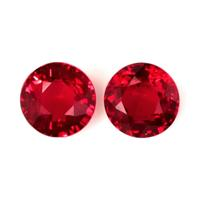 1.56 Ct.Tw.Total Carat Weight Ruby Pair from Mozambique Video
