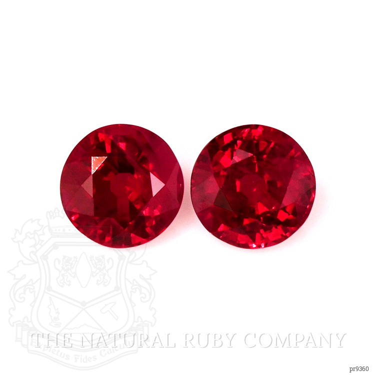 1.10 Ct.Tw. Ruby Pair from Mozambique