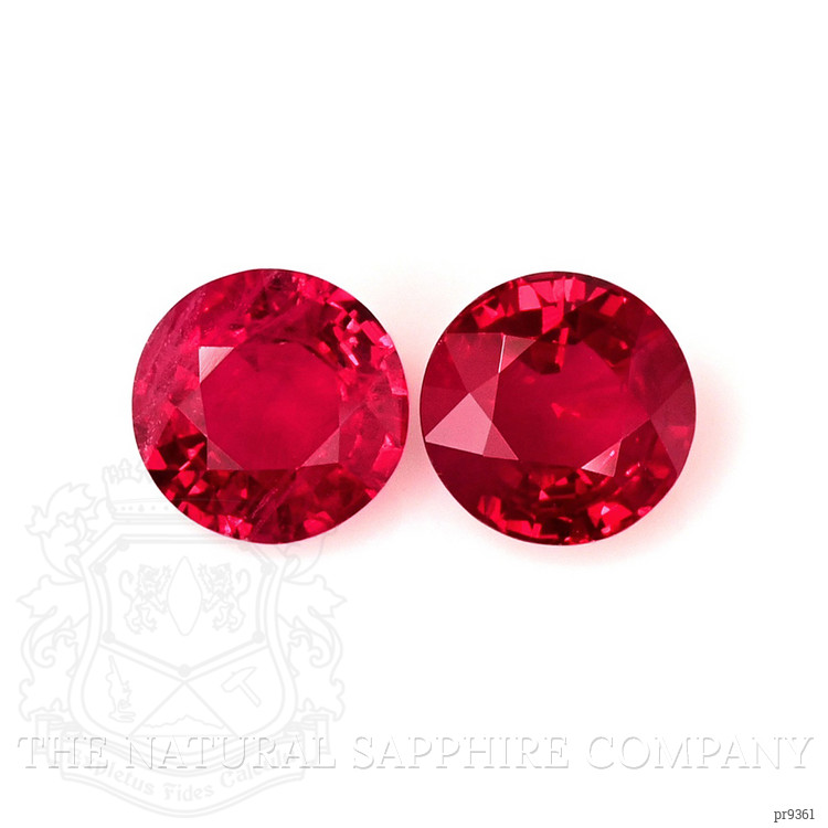 1.10 Ct.Tw. Ruby Pair from Mozambique