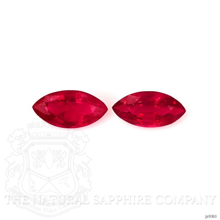 1.19 Ct.Tw. Ruby Pair from Mozambique