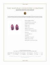 7.43 Ct.Tw.Total Carat Weight Pink Topaz Pair from Ceylon (Sri Lanka) Scan Report
